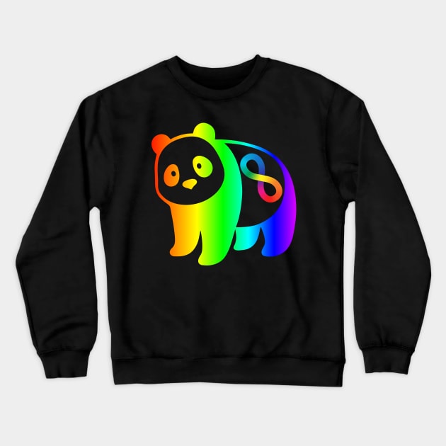 Panda Autism Acceptance Crewneck Sweatshirt by mia_me